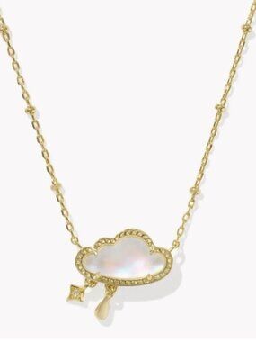 💞💞💖 kendra scott celeste cloud gold short pendant necklace NEW